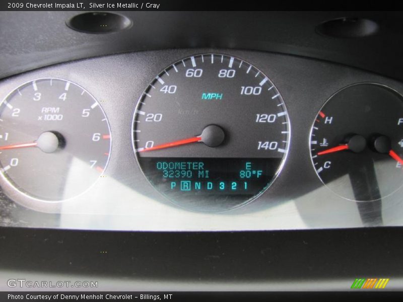 Silver Ice Metallic / Gray 2009 Chevrolet Impala LT