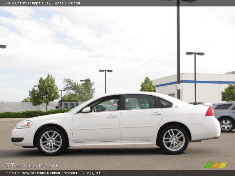 White / Neutral 2009 Chevrolet Impala LTZ