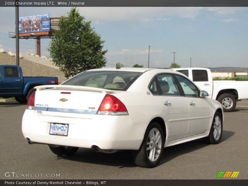 White / Neutral 2009 Chevrolet Impala LTZ