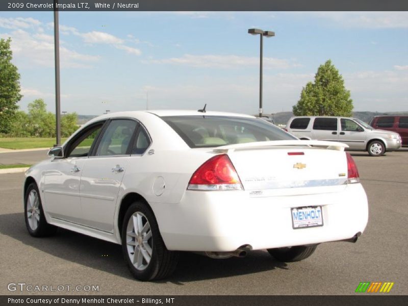 White / Neutral 2009 Chevrolet Impala LTZ
