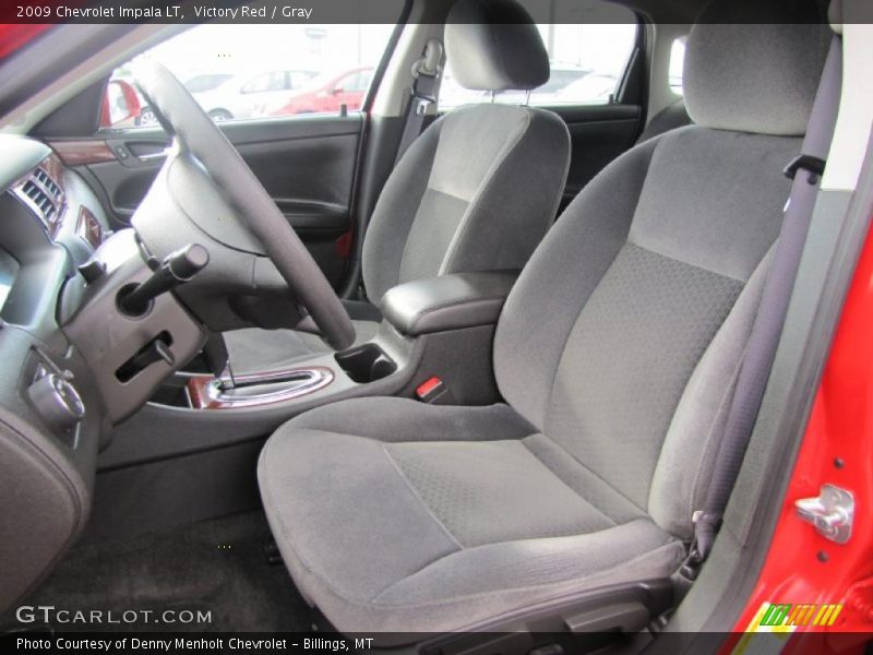 Victory Red / Gray 2009 Chevrolet Impala LT