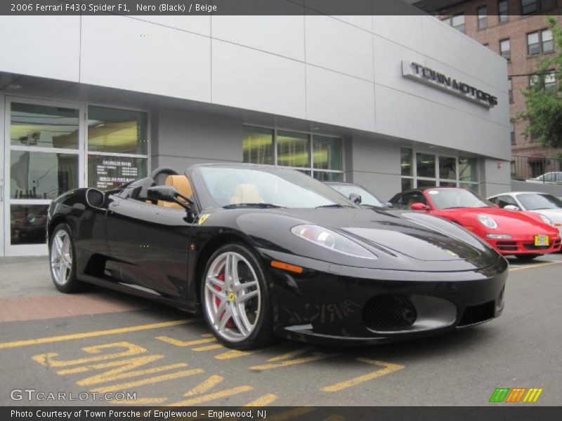 Nero (Black) / Beige 2006 Ferrari F430 Spider F1