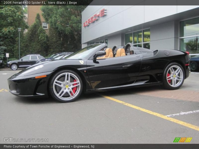 Nero (Black) / Beige 2006 Ferrari F430 Spider F1