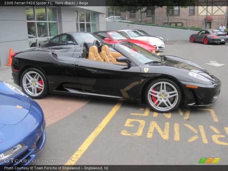 Nero (Black) / Beige 2006 Ferrari F430 Spider F1