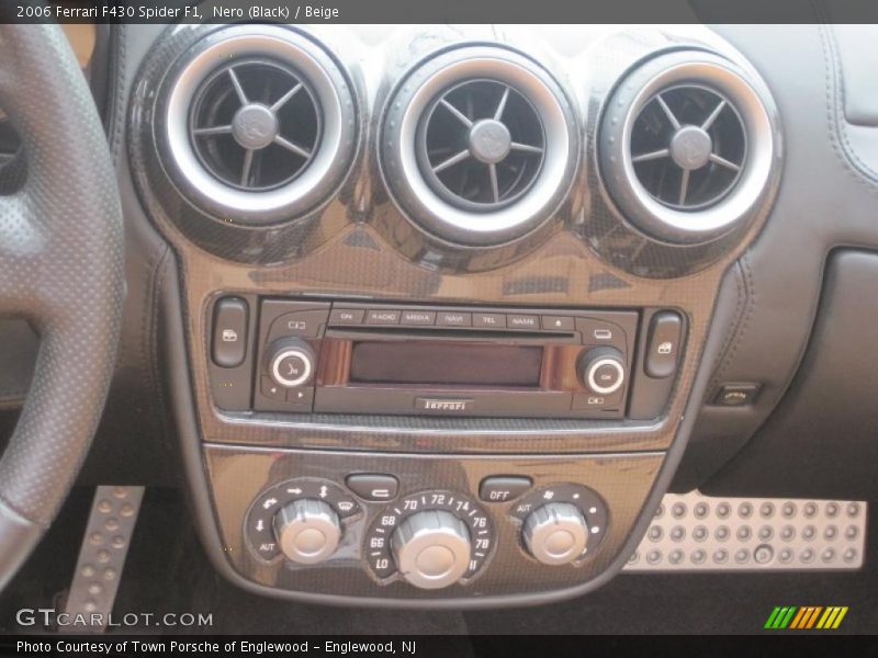 Nero (Black) / Beige 2006 Ferrari F430 Spider F1