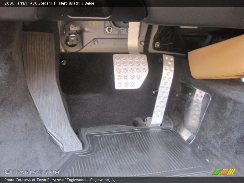 Nero (Black) / Beige 2006 Ferrari F430 Spider F1