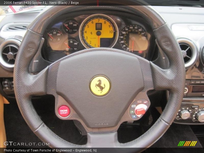 Nero (Black) / Beige 2006 Ferrari F430 Spider F1