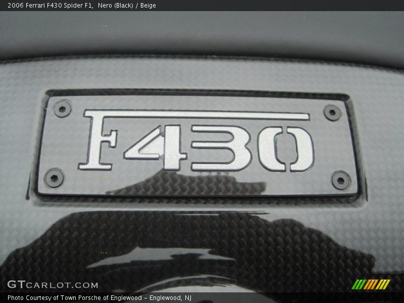 Nero (Black) / Beige 2006 Ferrari F430 Spider F1