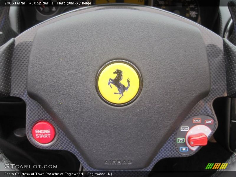 Nero (Black) / Beige 2006 Ferrari F430 Spider F1