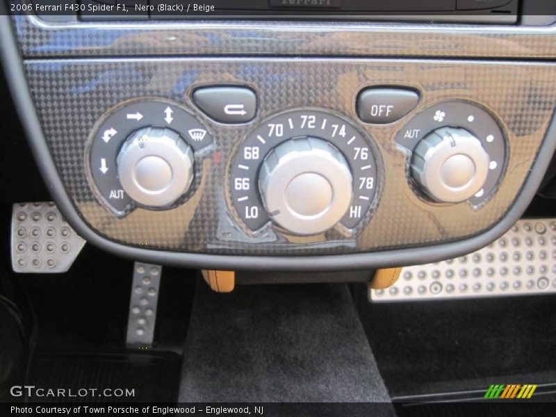 Nero (Black) / Beige 2006 Ferrari F430 Spider F1