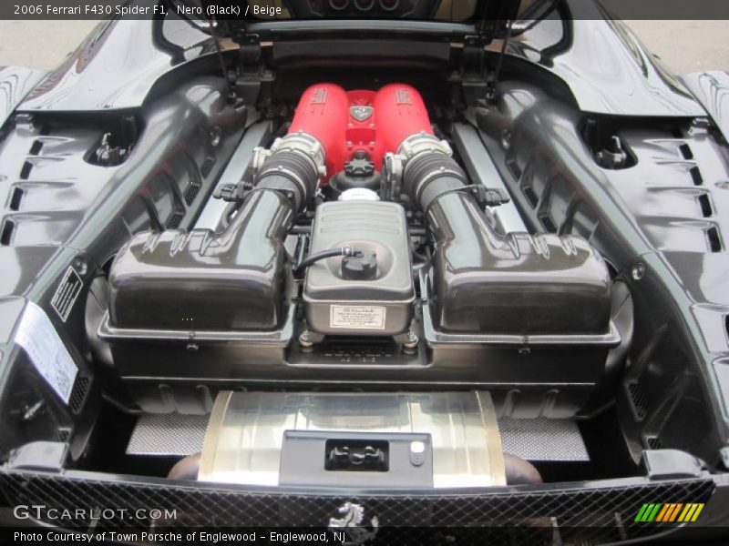 Nero (Black) / Beige 2006 Ferrari F430 Spider F1