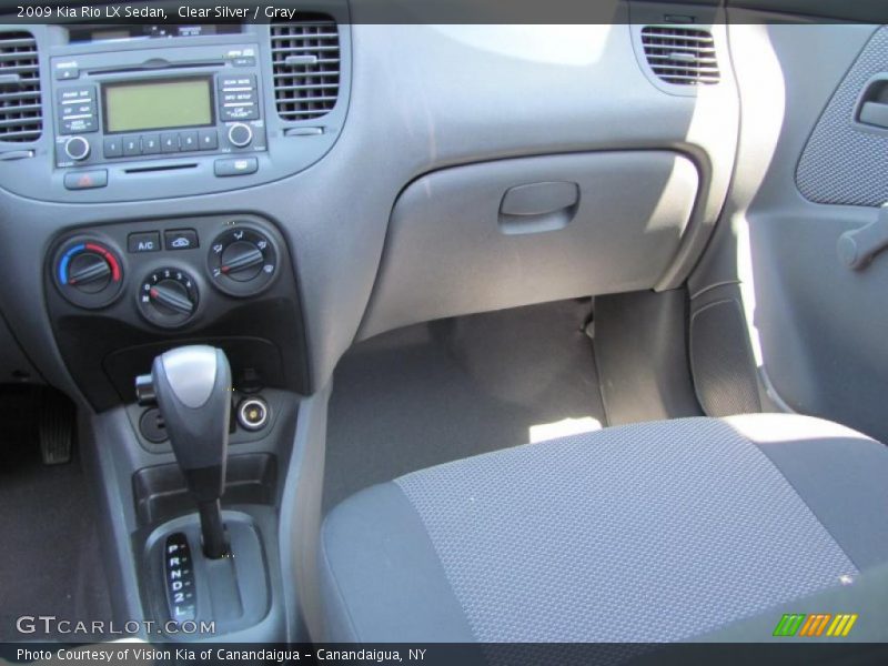 Clear Silver / Gray 2009 Kia Rio LX Sedan