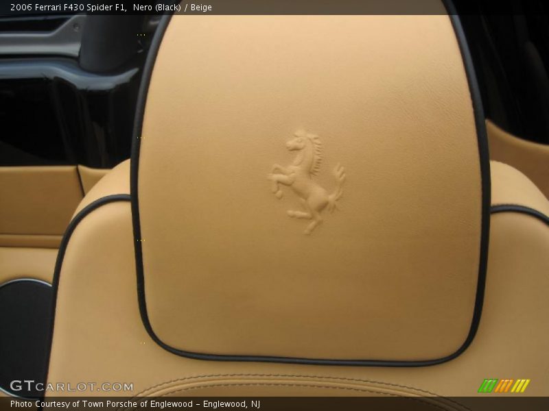 Nero (Black) / Beige 2006 Ferrari F430 Spider F1