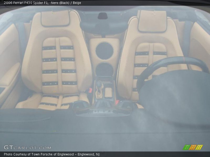 Nero (Black) / Beige 2006 Ferrari F430 Spider F1