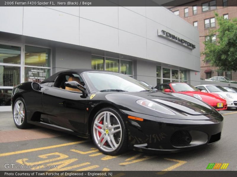 Nero (Black) / Beige 2006 Ferrari F430 Spider F1