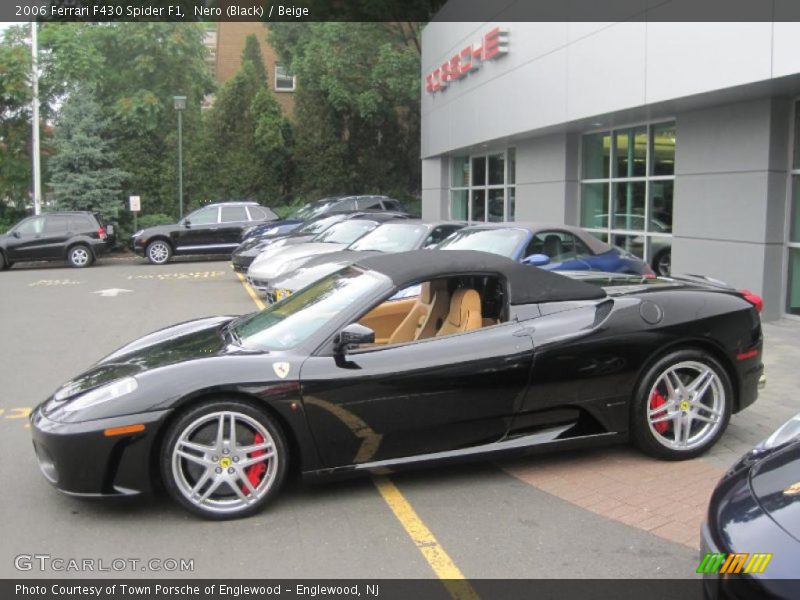 Nero (Black) / Beige 2006 Ferrari F430 Spider F1