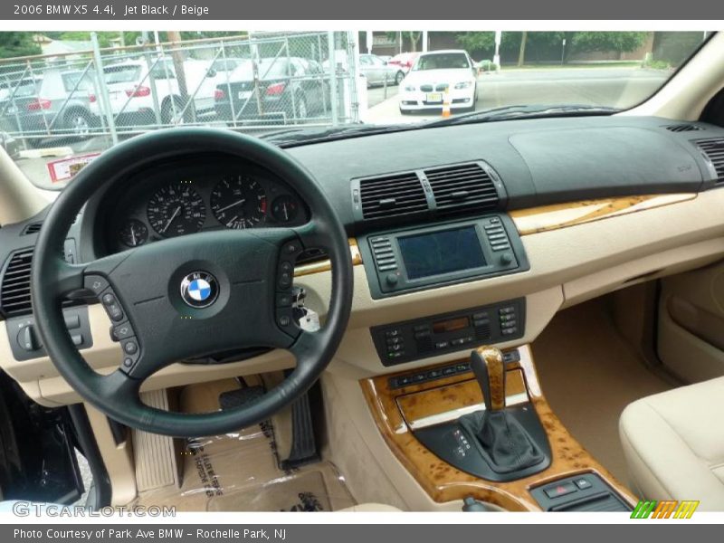 Jet Black / Beige 2006 BMW X5 4.4i