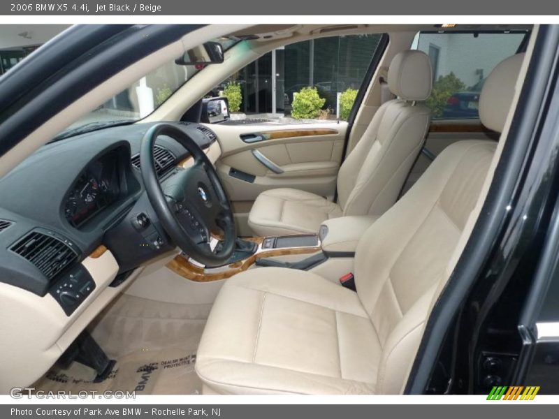 Jet Black / Beige 2006 BMW X5 4.4i