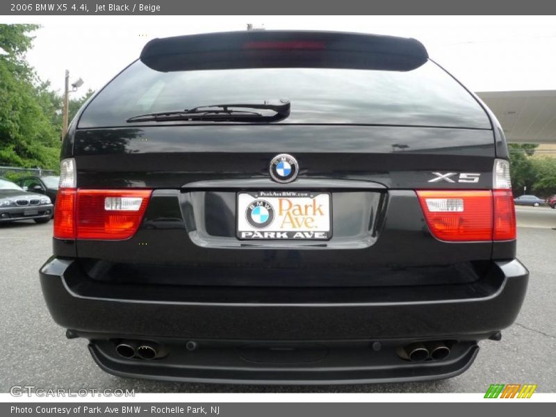 Jet Black / Beige 2006 BMW X5 4.4i