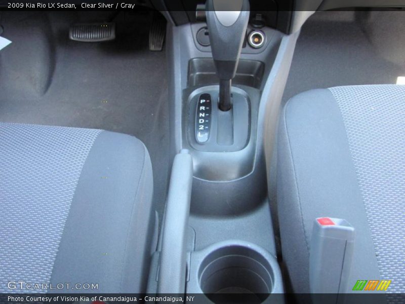 Clear Silver / Gray 2009 Kia Rio LX Sedan