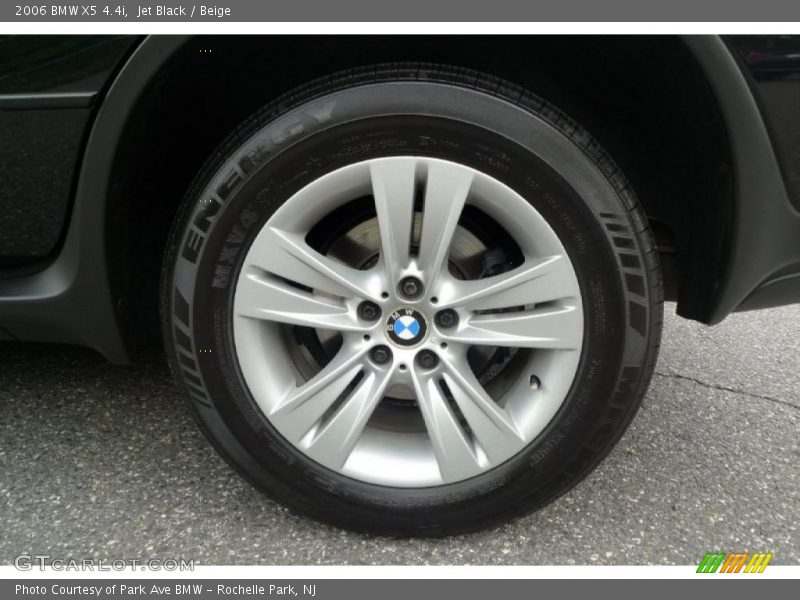 Jet Black / Beige 2006 BMW X5 4.4i