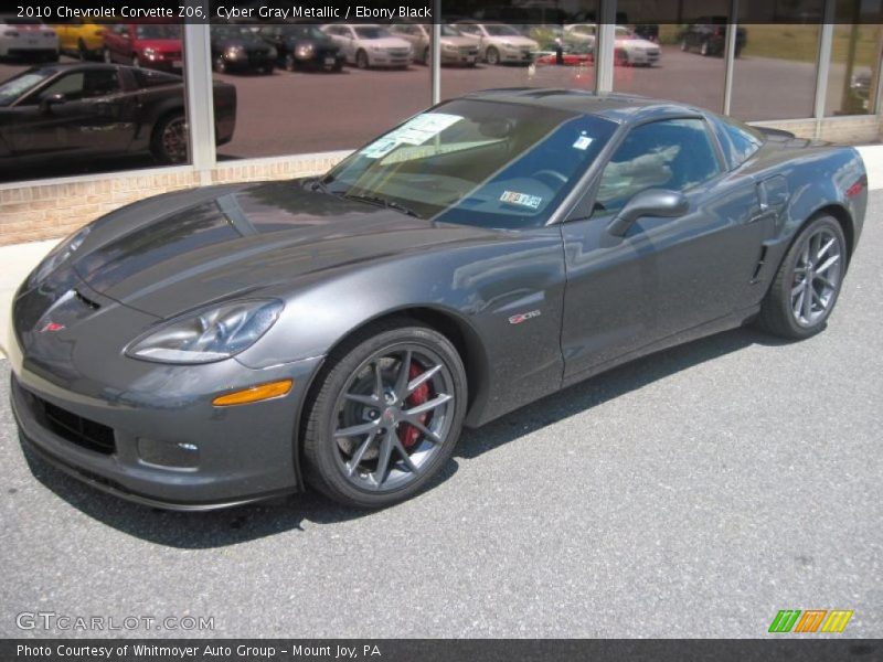 Cyber Gray Metallic / Ebony Black 2010 Chevrolet Corvette Z06