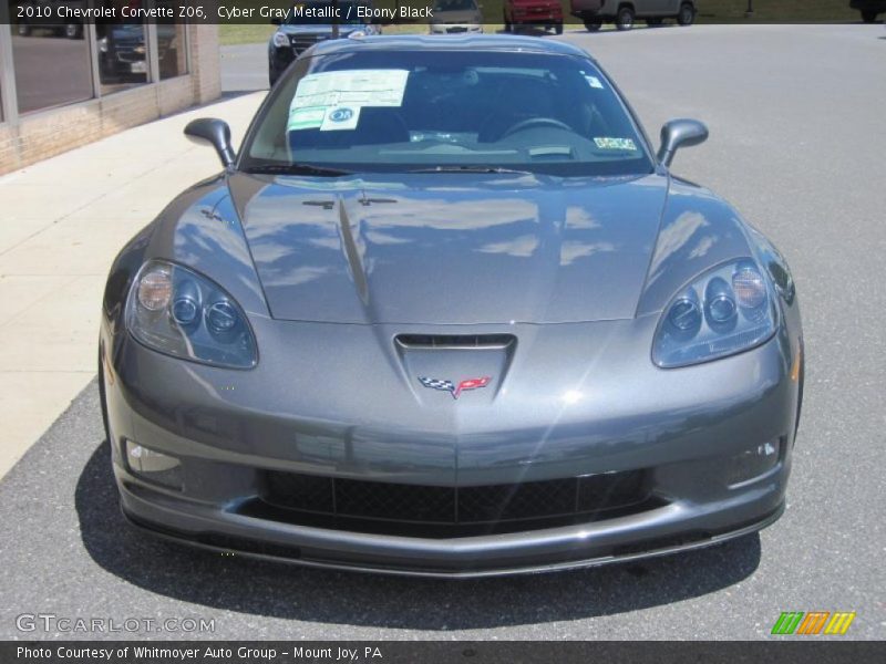 Cyber Gray Metallic / Ebony Black 2010 Chevrolet Corvette Z06