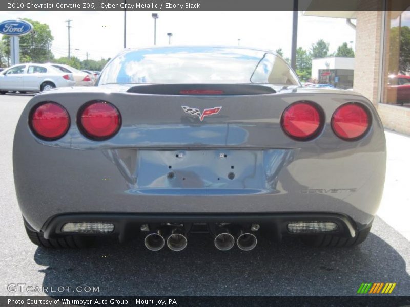 Cyber Gray Metallic / Ebony Black 2010 Chevrolet Corvette Z06