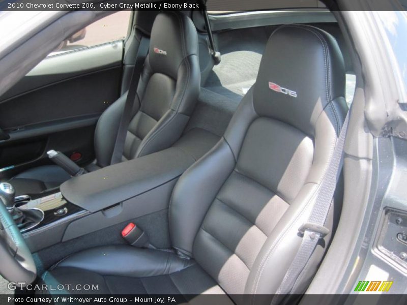 Cyber Gray Metallic / Ebony Black 2010 Chevrolet Corvette Z06