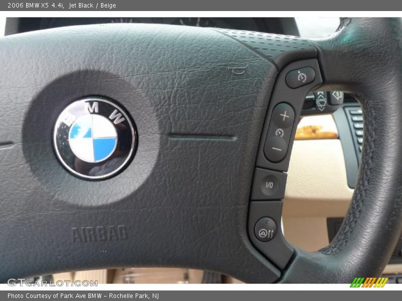 Jet Black / Beige 2006 BMW X5 4.4i