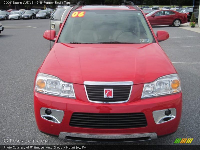 Chili Pepper Red / Tan 2006 Saturn VUE V6