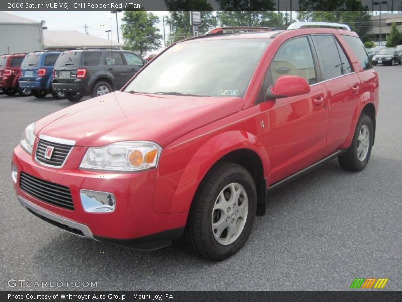 Chili Pepper Red / Tan 2006 Saturn VUE V6
