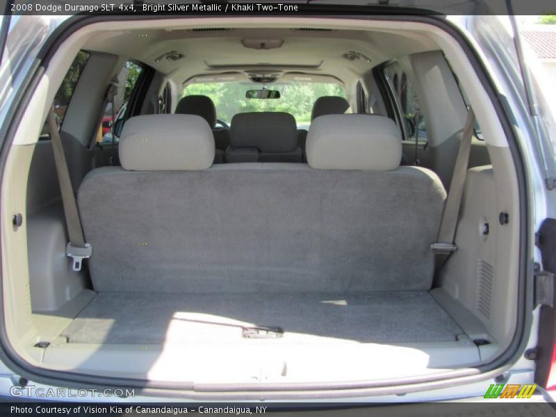 Bright Silver Metallic / Khaki Two-Tone 2008 Dodge Durango SLT 4x4