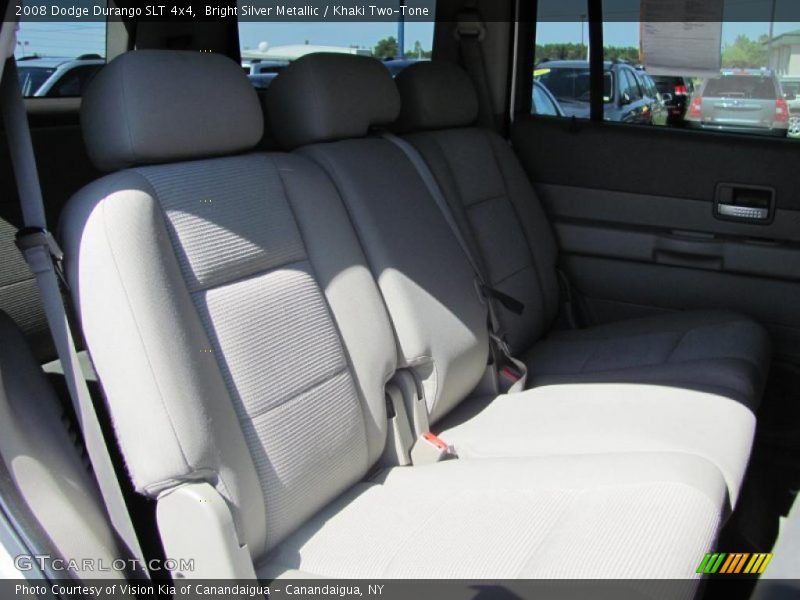 Bright Silver Metallic / Khaki Two-Tone 2008 Dodge Durango SLT 4x4