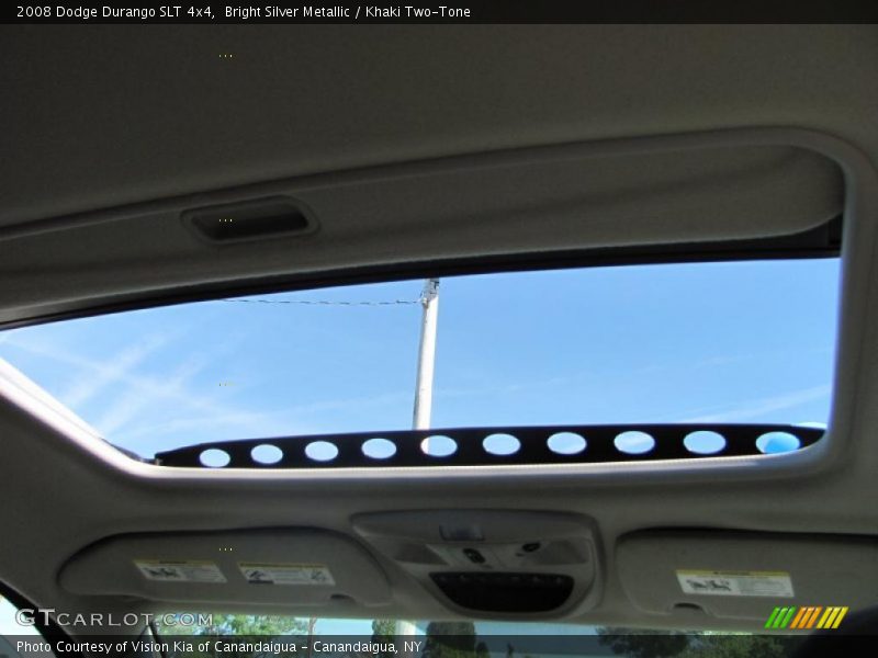 Bright Silver Metallic / Khaki Two-Tone 2008 Dodge Durango SLT 4x4