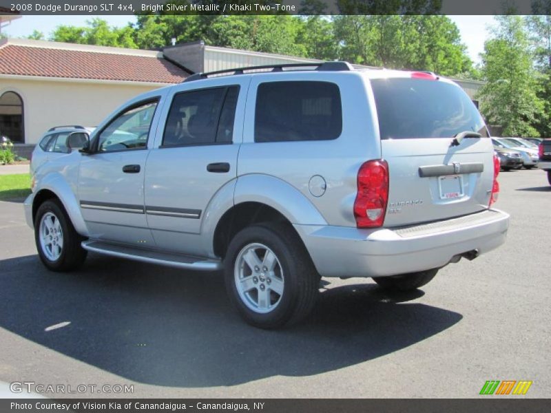 Bright Silver Metallic / Khaki Two-Tone 2008 Dodge Durango SLT 4x4