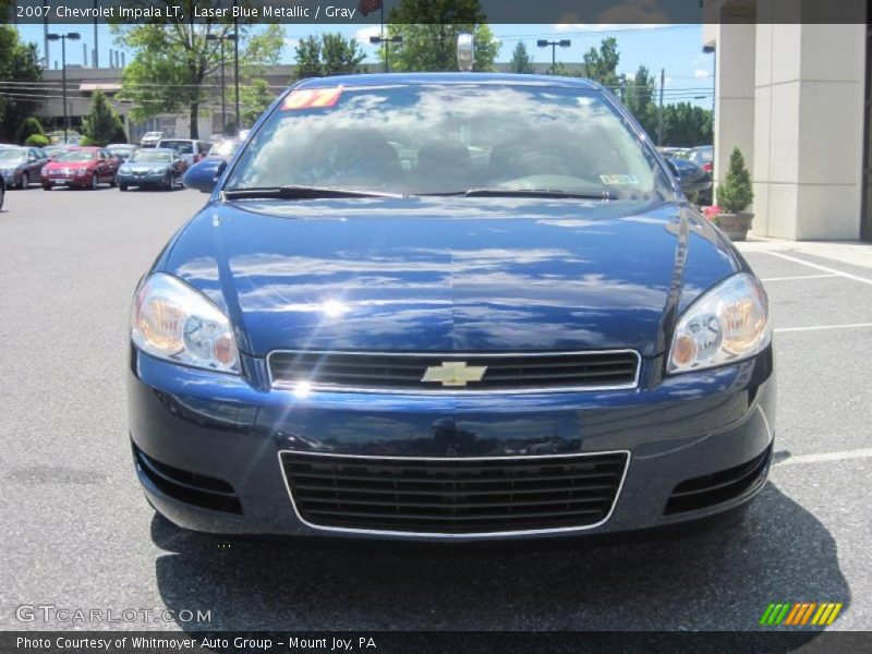 Laser Blue Metallic / Gray 2007 Chevrolet Impala LT