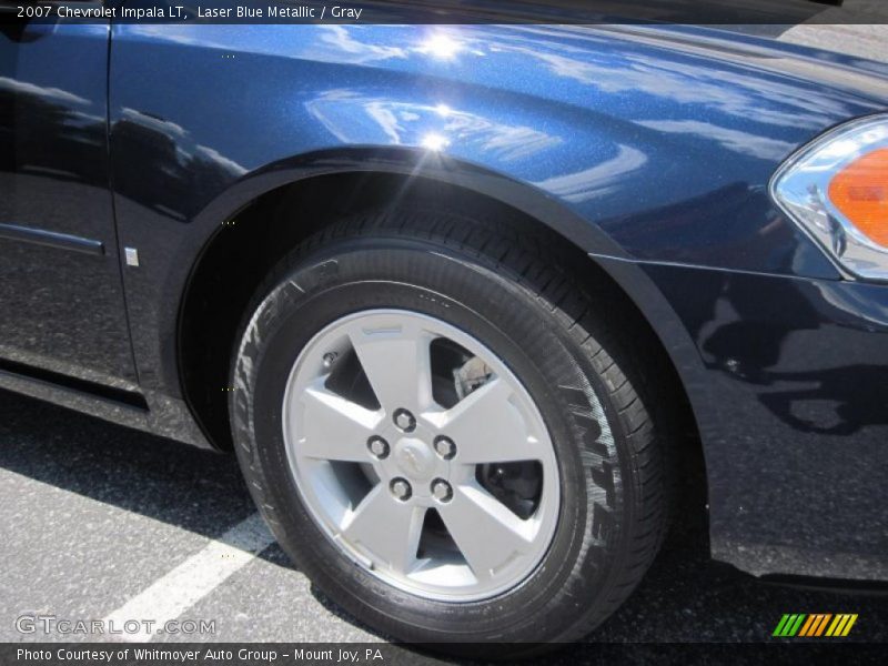 Laser Blue Metallic / Gray 2007 Chevrolet Impala LT