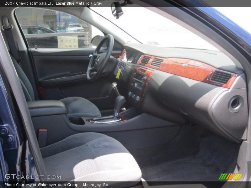 Laser Blue Metallic / Gray 2007 Chevrolet Impala LT
