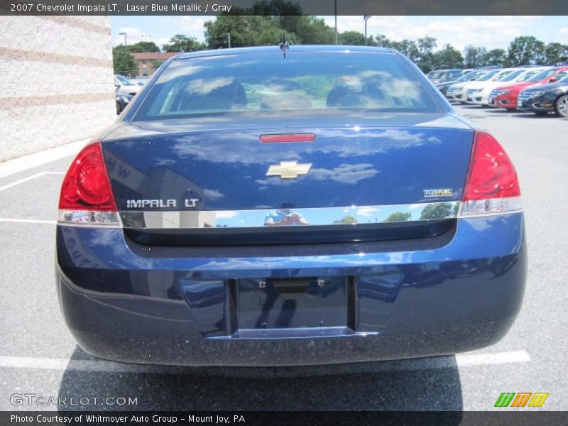 Laser Blue Metallic / Gray 2007 Chevrolet Impala LT