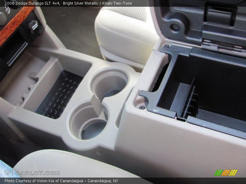 Bright Silver Metallic / Khaki Two-Tone 2008 Dodge Durango SLT 4x4