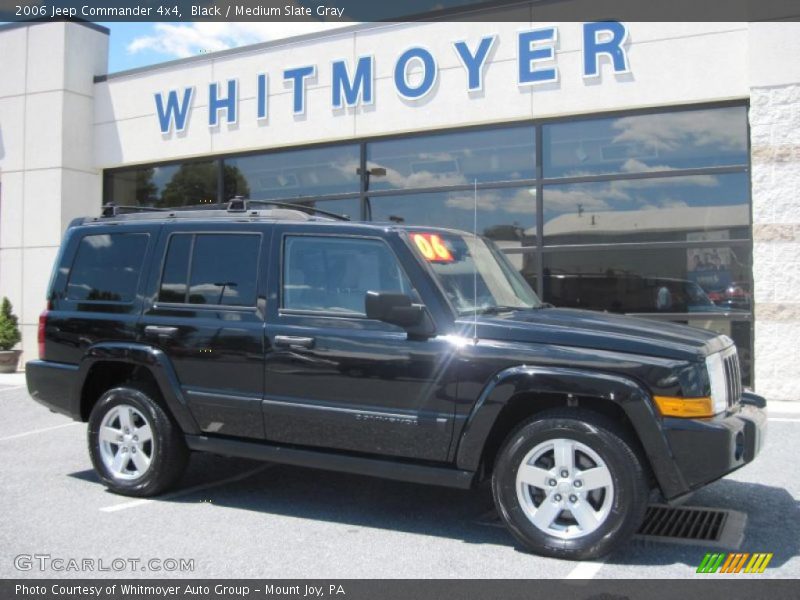 Black / Medium Slate Gray 2006 Jeep Commander 4x4