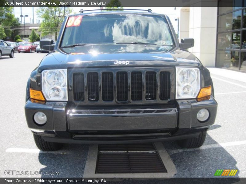 Black / Medium Slate Gray 2006 Jeep Commander 4x4
