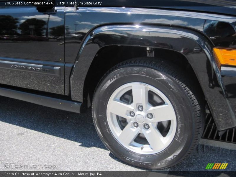 Black / Medium Slate Gray 2006 Jeep Commander 4x4
