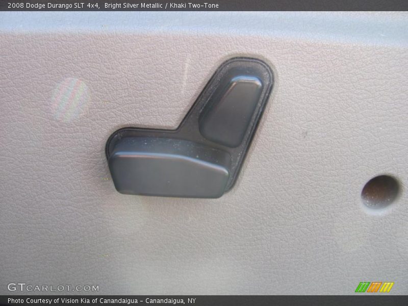 Bright Silver Metallic / Khaki Two-Tone 2008 Dodge Durango SLT 4x4