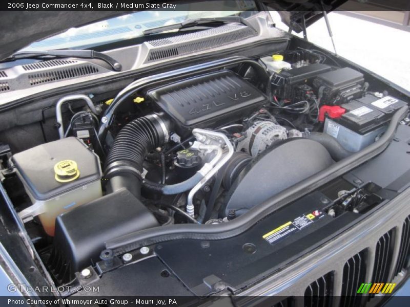 Black / Medium Slate Gray 2006 Jeep Commander 4x4