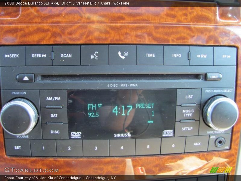 Bright Silver Metallic / Khaki Two-Tone 2008 Dodge Durango SLT 4x4