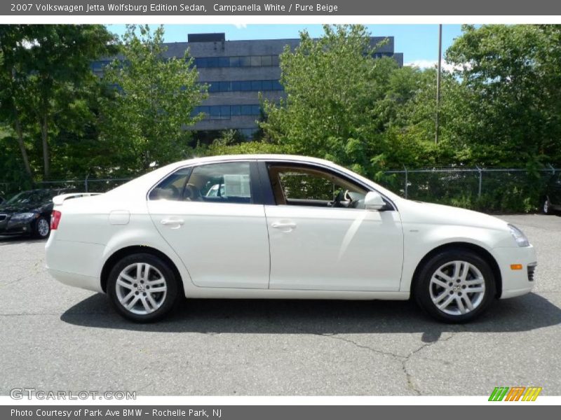 Campanella White / Pure Beige 2007 Volkswagen Jetta Wolfsburg Edition Sedan