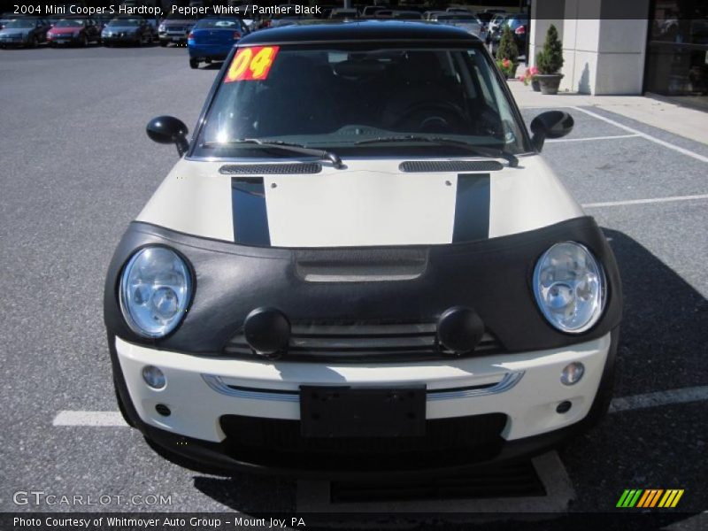 Pepper White / Panther Black 2004 Mini Cooper S Hardtop