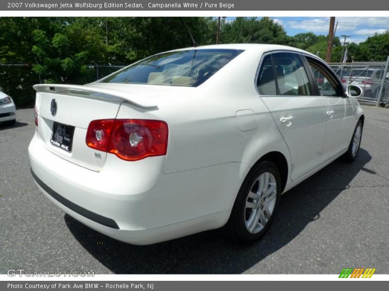 Campanella White / Pure Beige 2007 Volkswagen Jetta Wolfsburg Edition Sedan